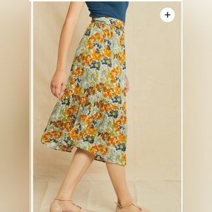 Amour vert Imani Skirt in Veranda Floral size M